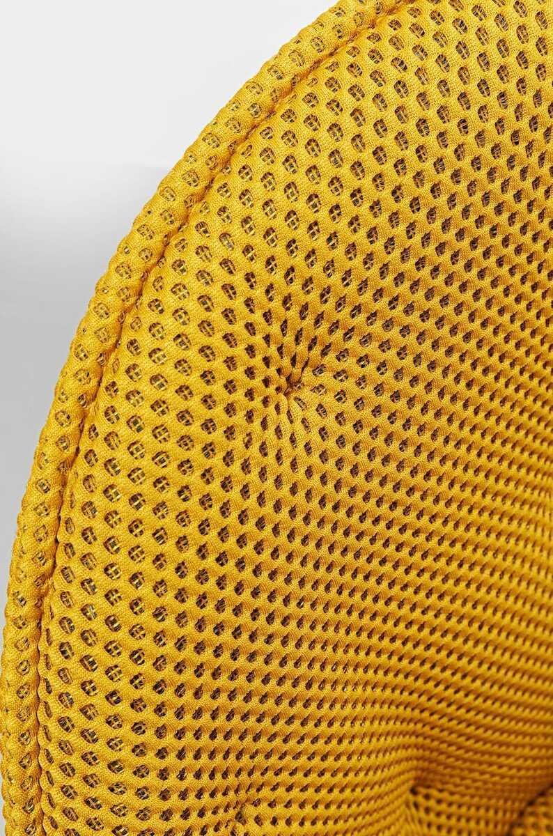 KARE Design Drehstuhl Carlito Mesh gelb