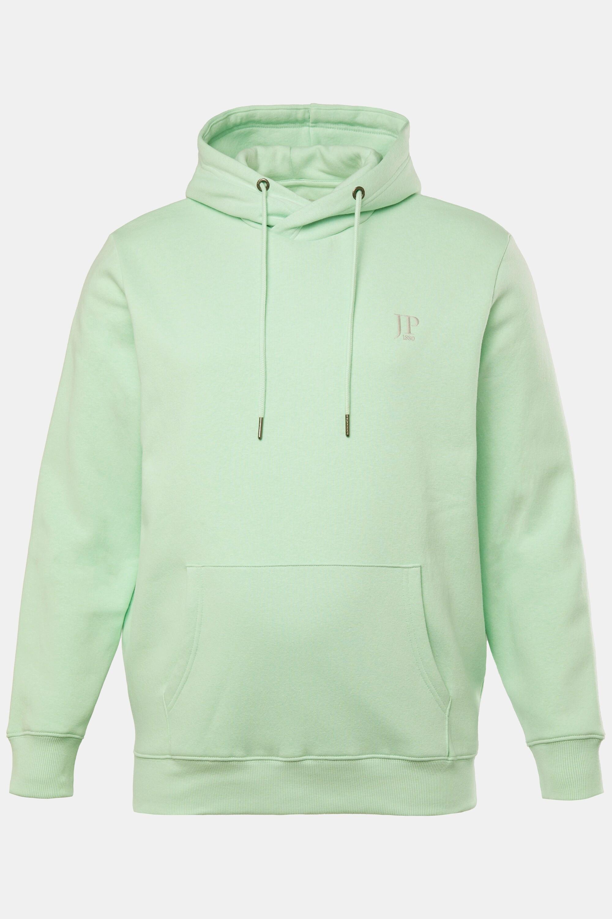 JP1880 Hoodie, Brust-Print, Kapuze, Kängurutasche