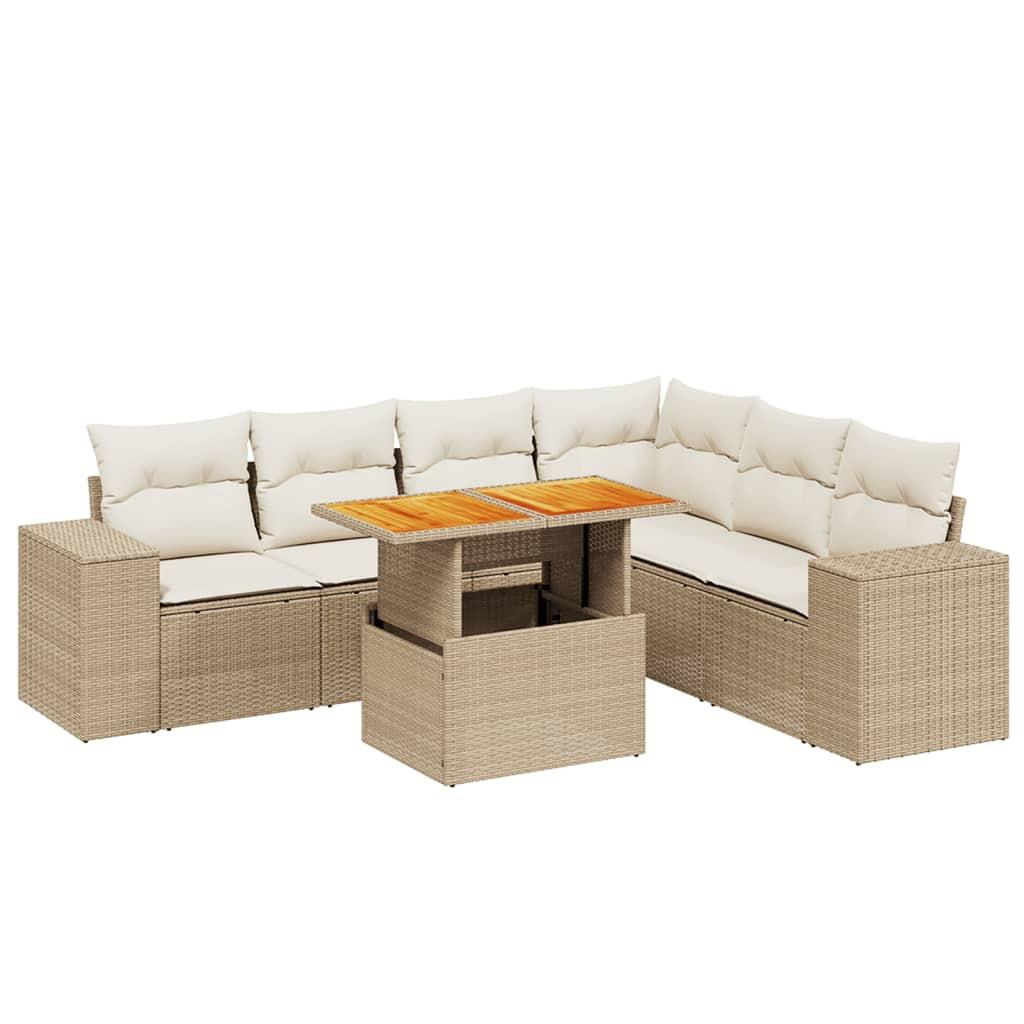 VidaXL Garten sofagarnitur poly-rattan