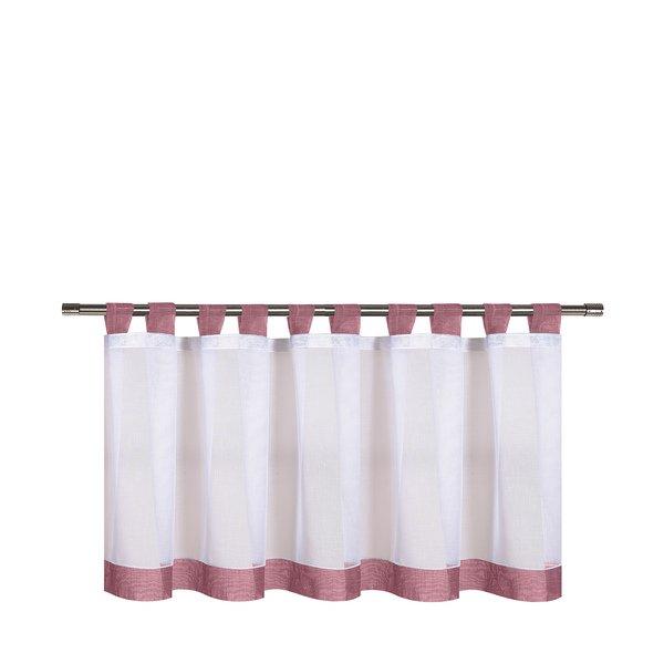 Gerster Collection Scheibengardinen Bistro weiss/hellgrau