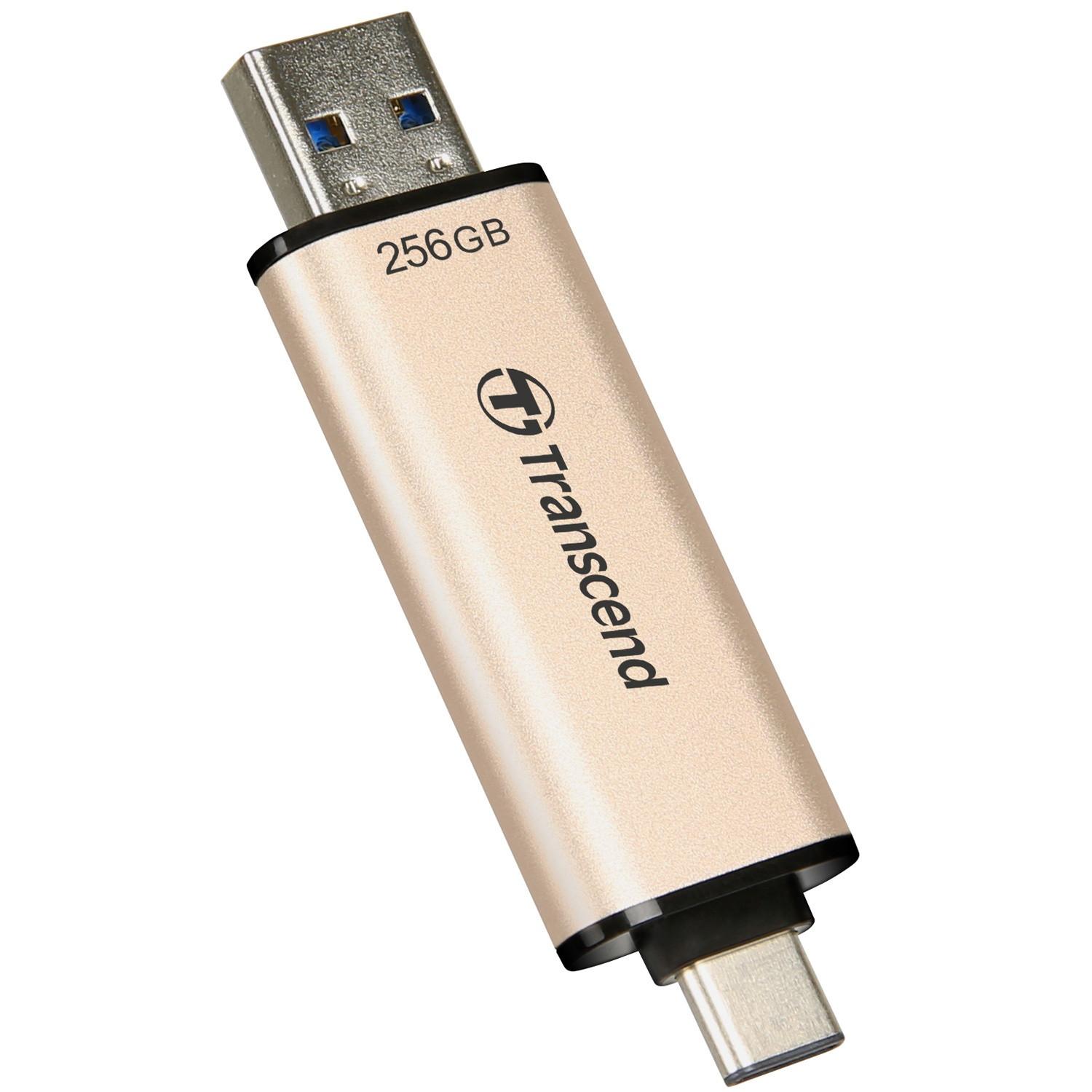 Transcend USB-Speicher JF930C 2-in-1 (USB3.2/USB-C) 256 GB
