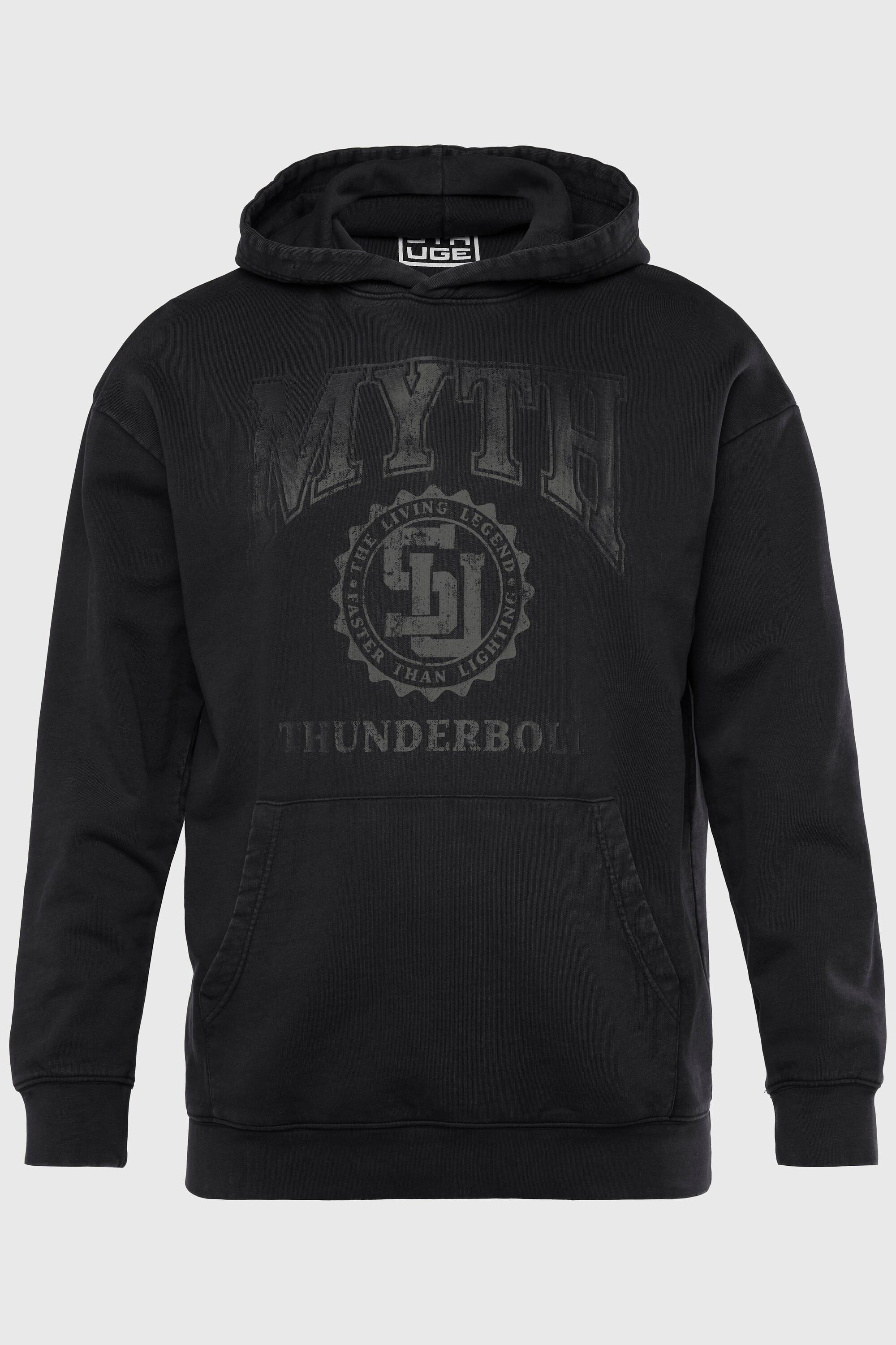 Sthuge Hoodie, oversized, Kapuze, Vintage Look, Brustprint