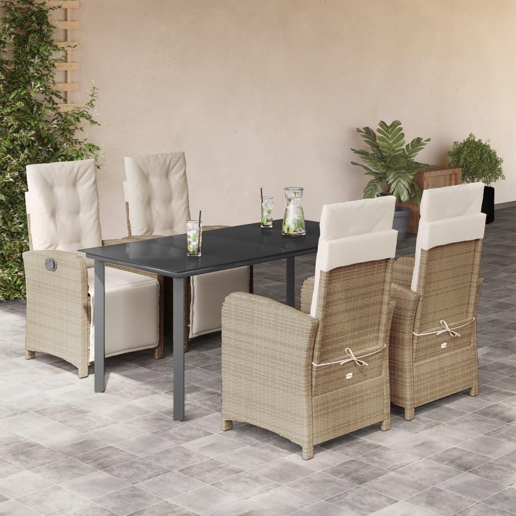 VidaXL Garten essgruppe poly-rattan
