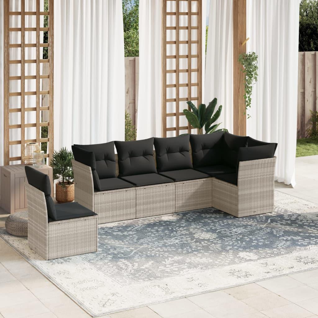 VidaXL Garten sofagarnitur poly-rattan