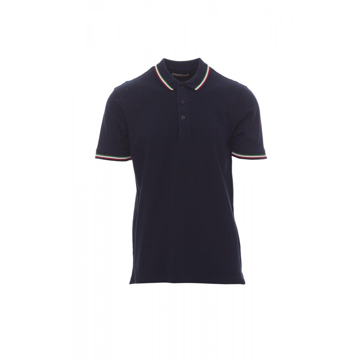 Payper Wear Polo-Shirt mit gestreiftem Kragen und Bündchen