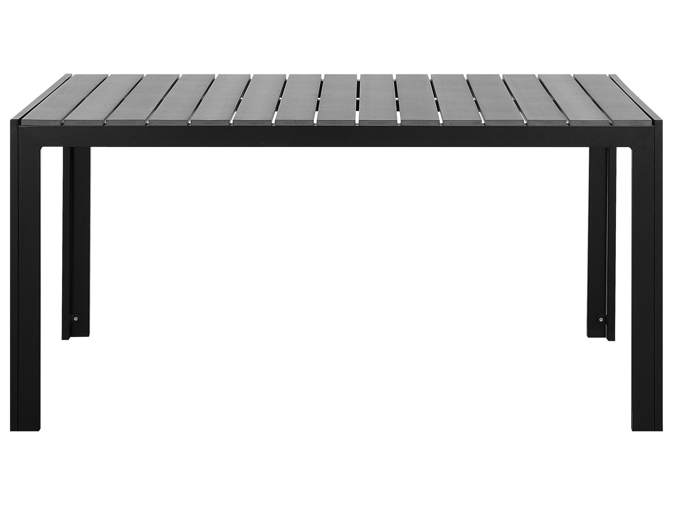 Beliani Gartentisch aus Kunstholz Industriell COMO