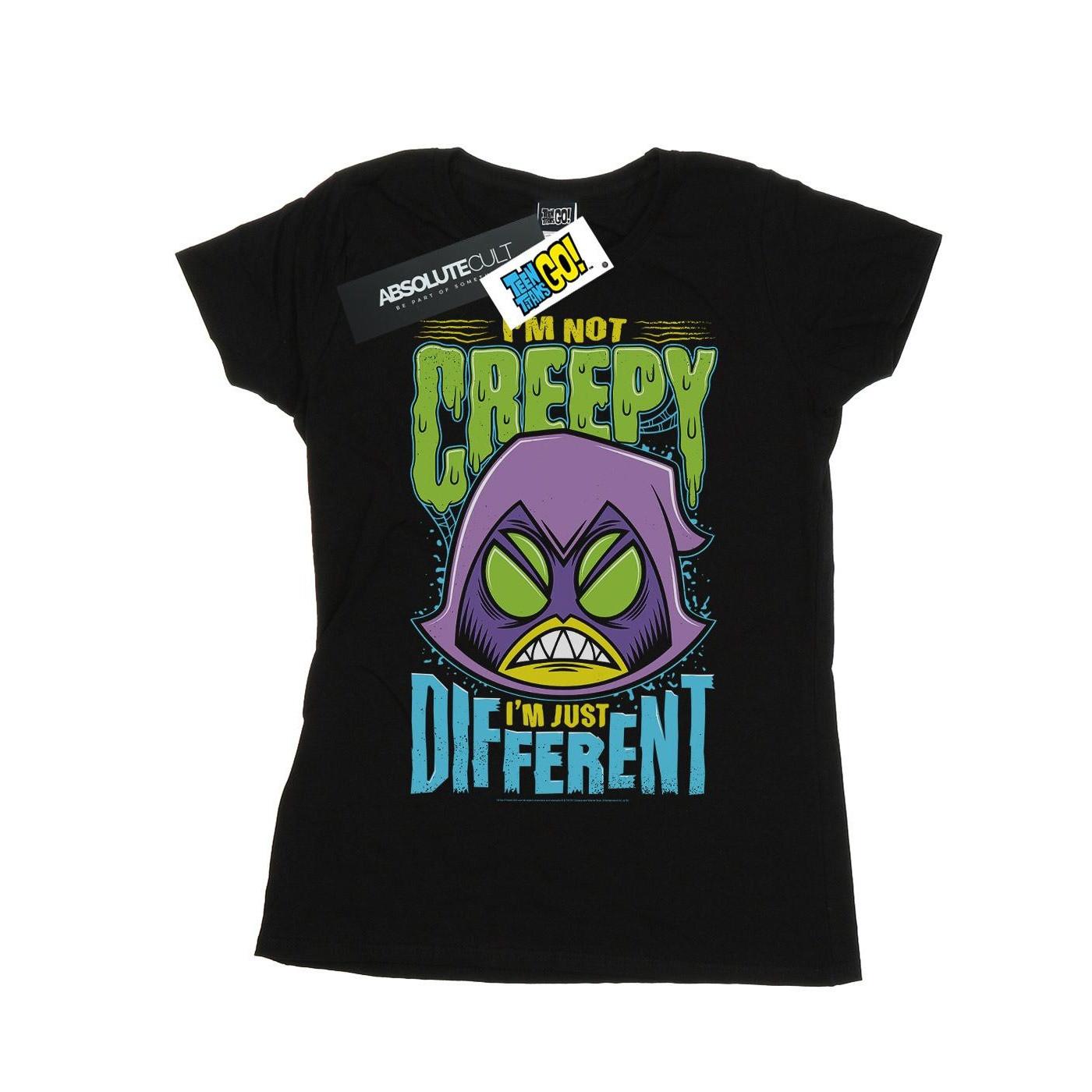 DC COMICS Teen Titans Go Raven I'm Not Creepy T-Shirt