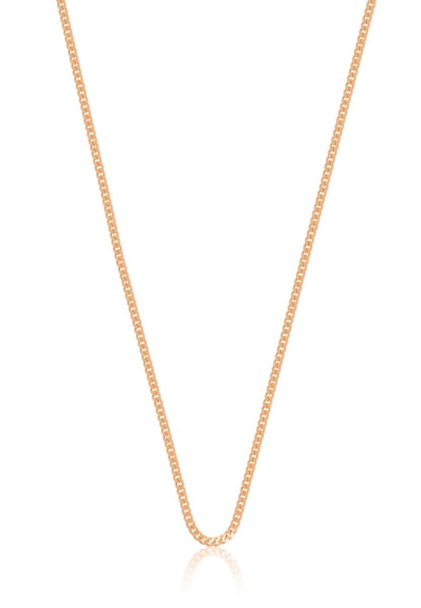 MUAU Schmuck Collier Panzer Rotgold 750, 1.7mm, 50cm