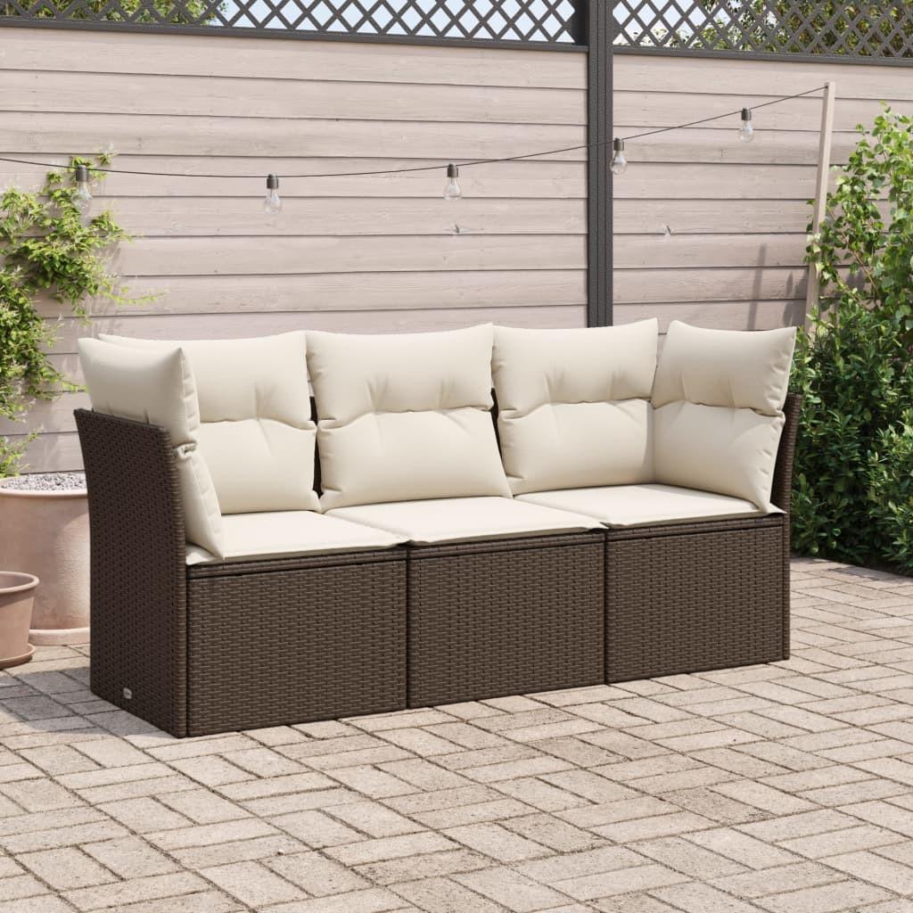VidaXL Garten sofagarnitur poly-rattan
