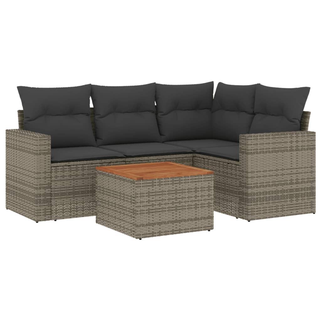 VidaXL Garten sofagarnitur poly-rattan