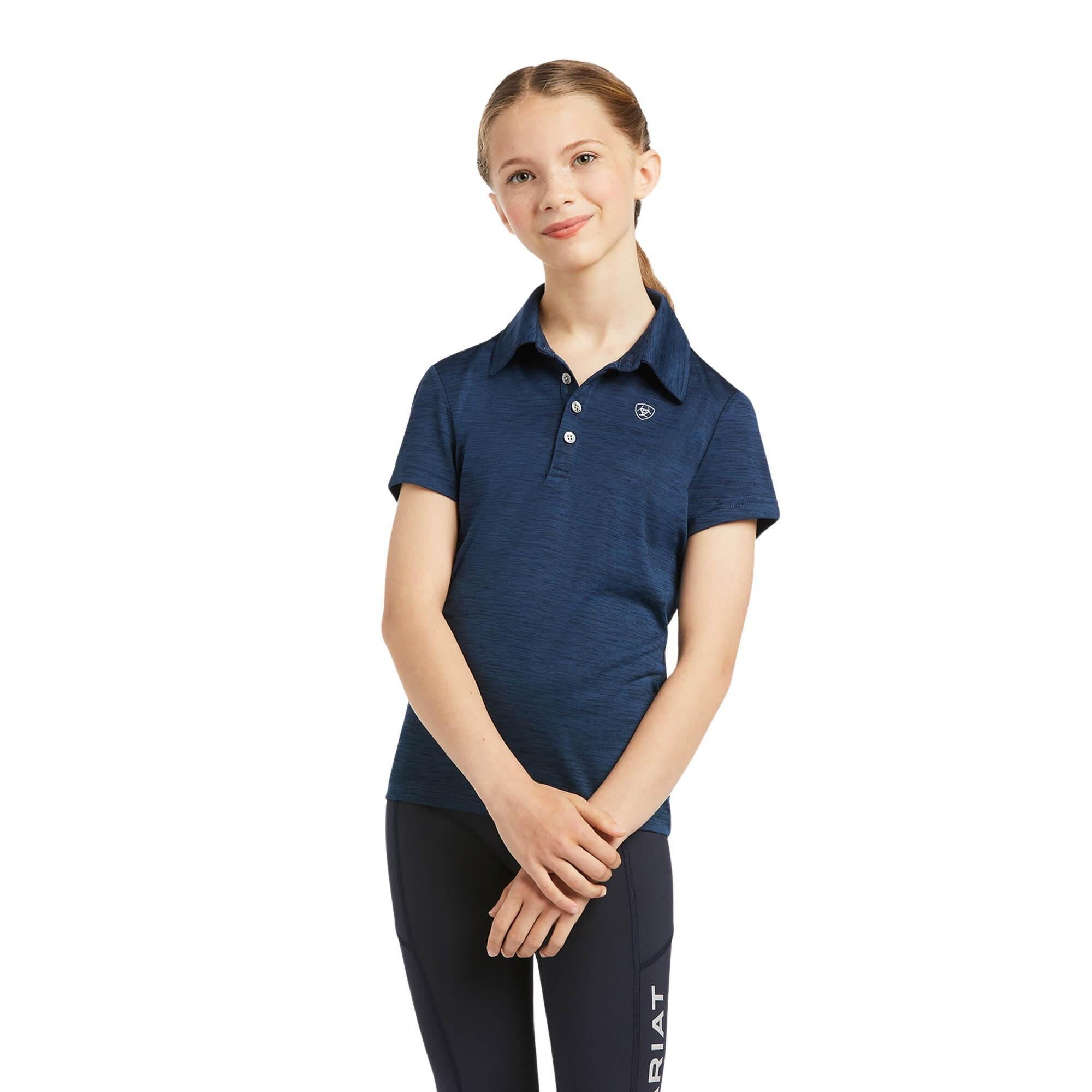 Ariat polo-shirt, mädchen laguna