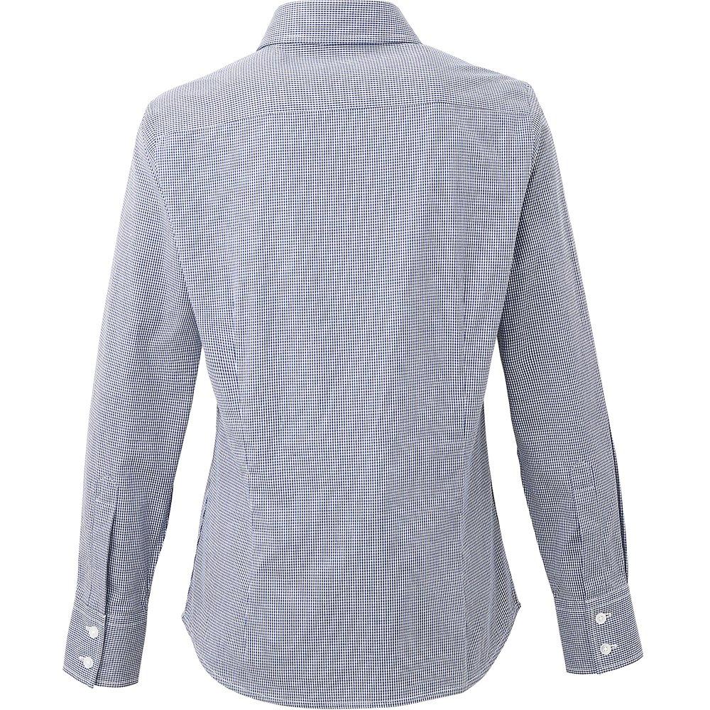PREMIER Mikro Karo Langarm Bluse