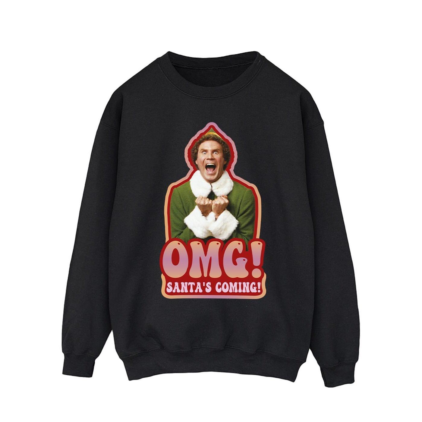 Elf Santa's Coming Sweatshirt
