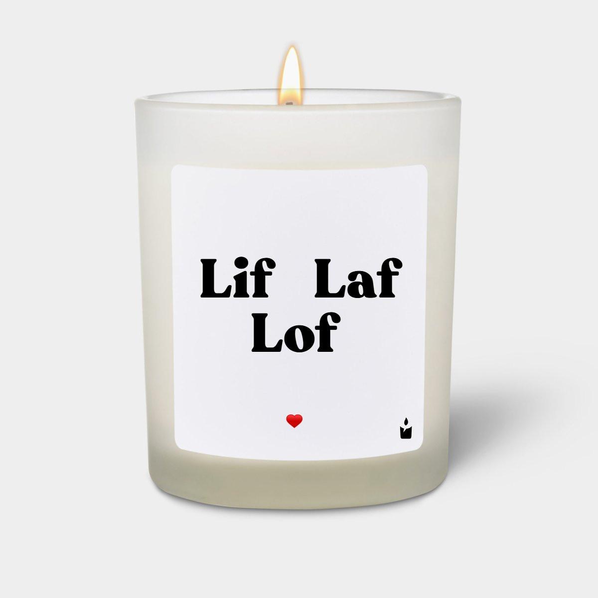 CandleHand Duftkerze Woody Lif Laf Lof