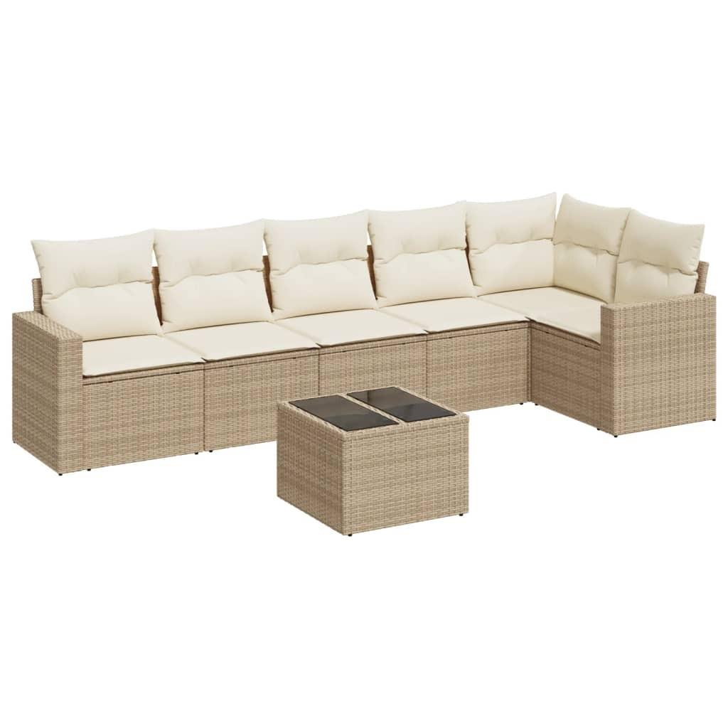 VidaXL Garten sofagarnitur poly-rattan