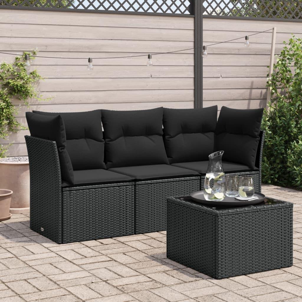 VidaXL Garten sofagarnitur poly-rattan