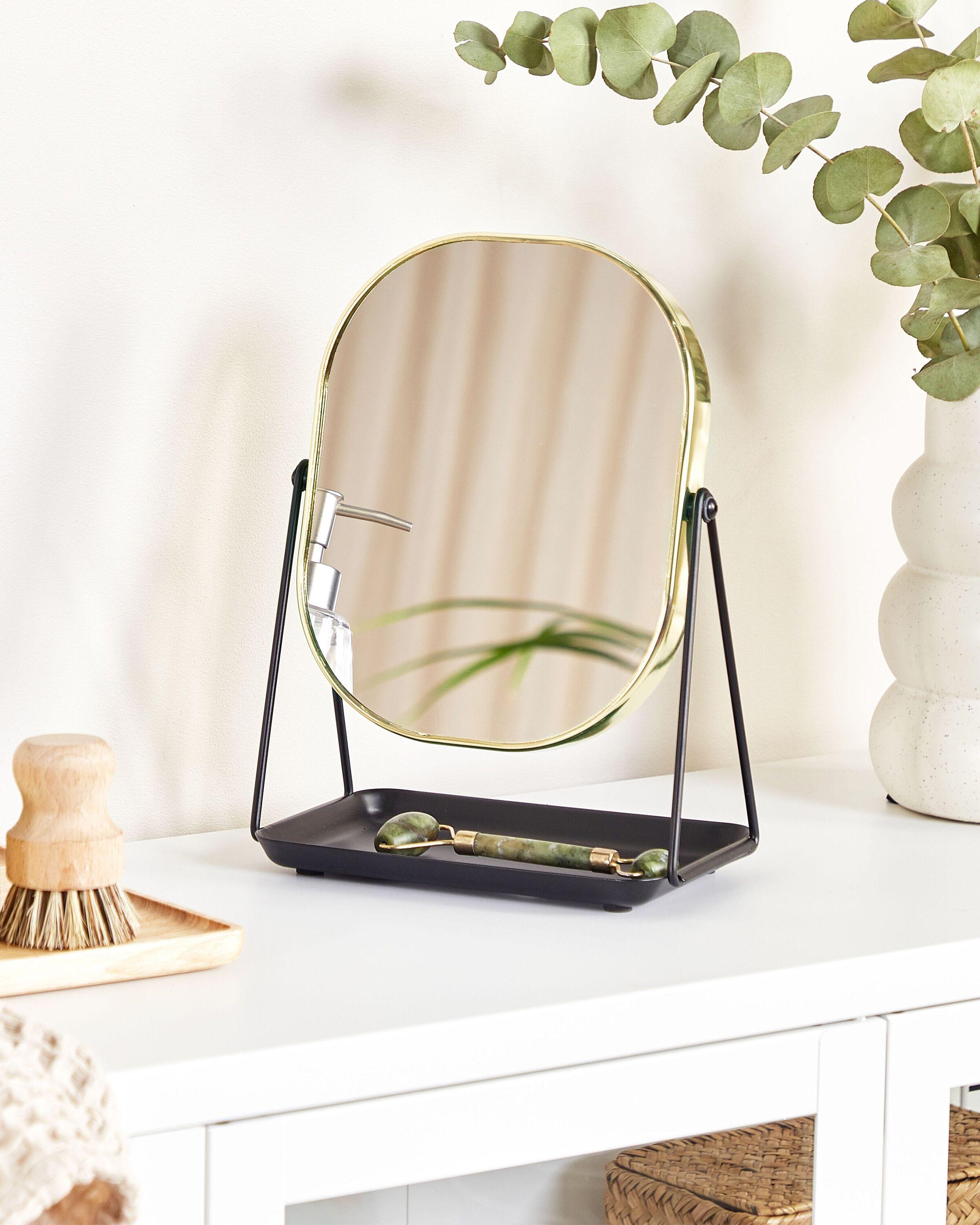 Beliani Kosmetikspiegel aus Eisen Industriell CORREZE