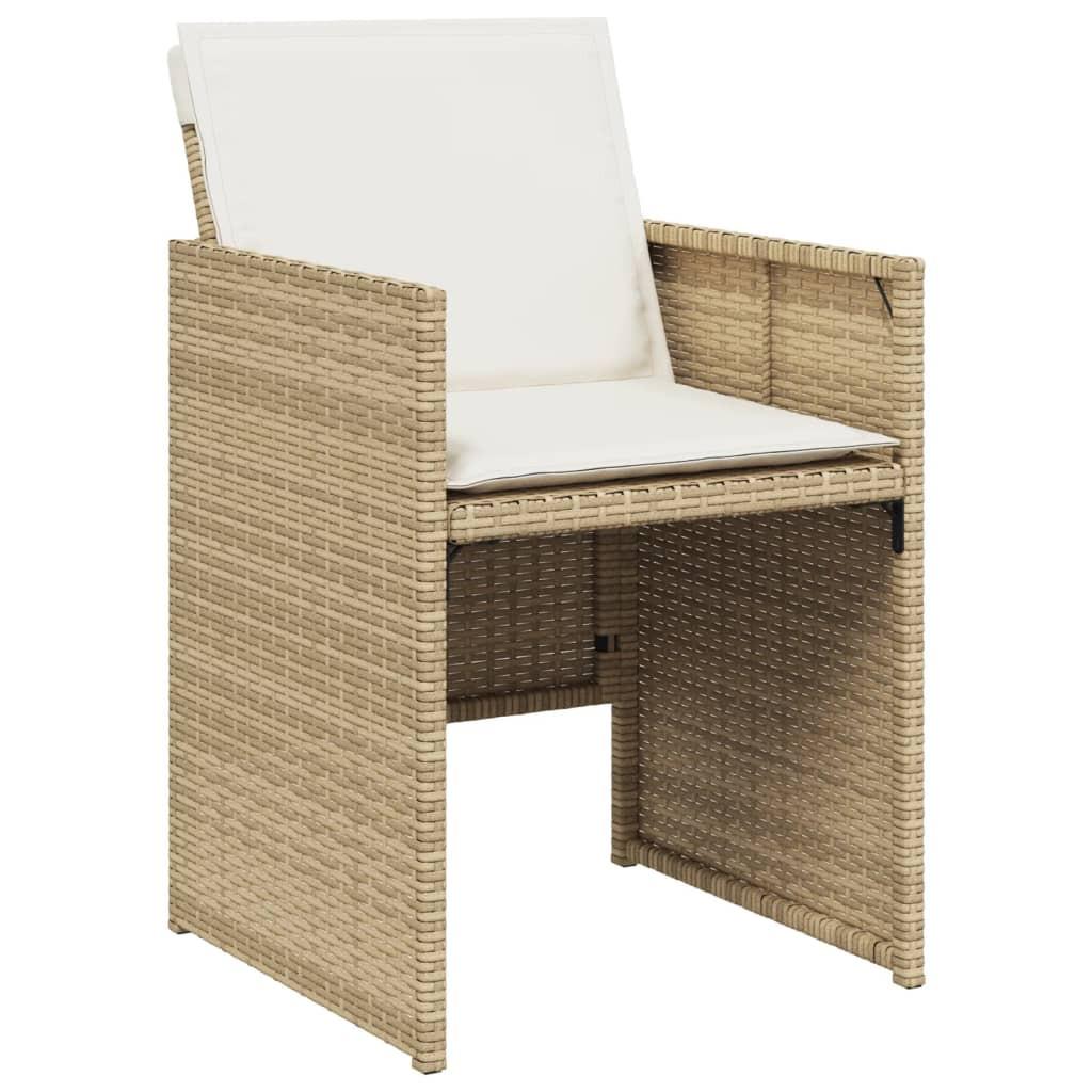 VidaXL Garten essgruppe poly-rattan