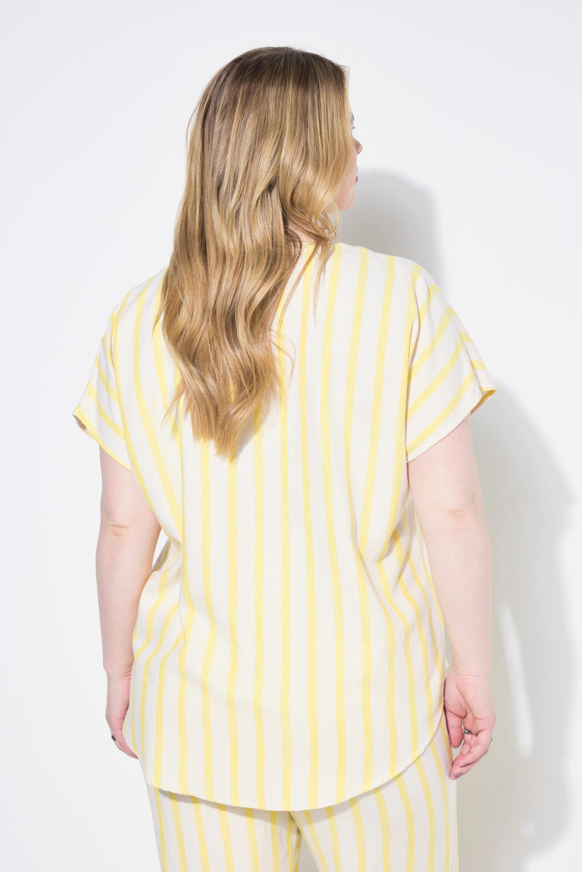 Studio Untold Oversized Blusenshirt Gestreift