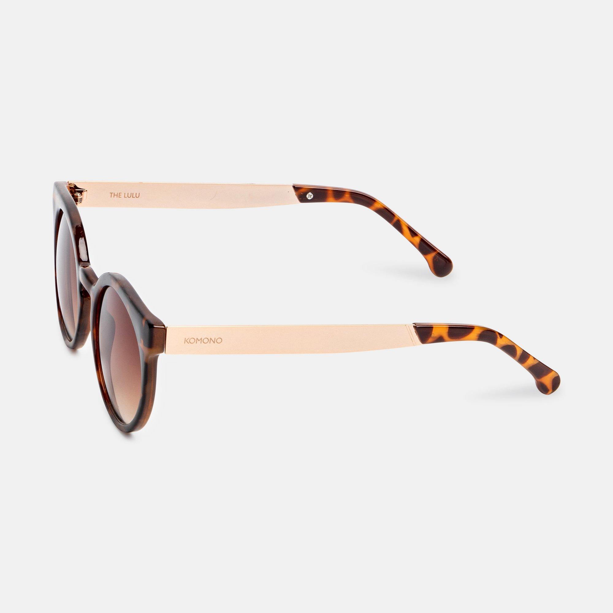 KOMONO Lulu Metal Runde Sonnenbrille mit Etui