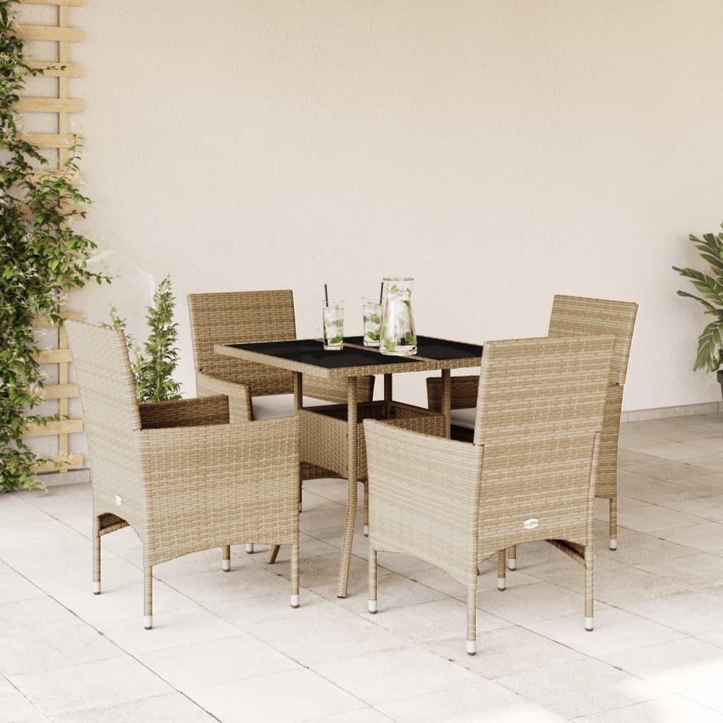 VidaXL Garten essgruppe poly-rattan