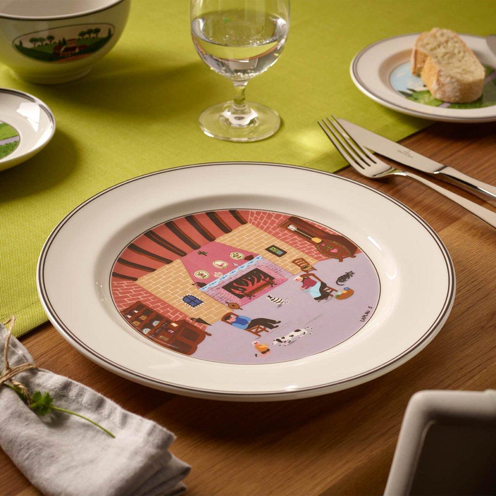 Villeroy&Boch Speiseteller Kamin Design Naif