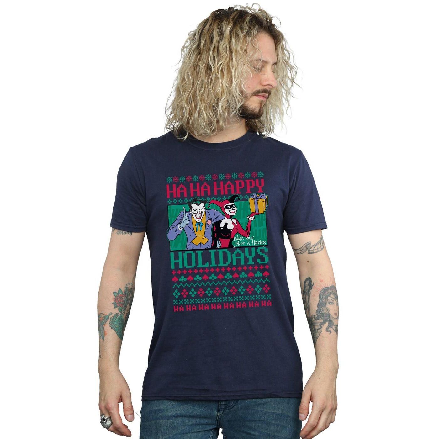 DC COMICS Ha Ha Happy Holidays T-Shirt