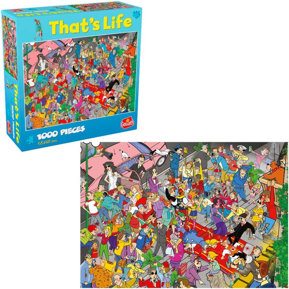 Goliath Puzzle That's Life Roter Teppich (1000Teile)