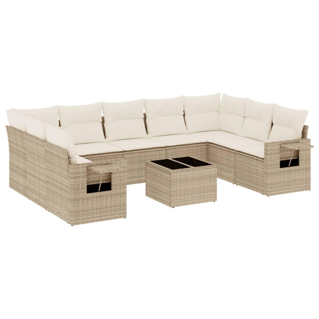 VidaXL Garten sofagarnitur poly-rattan