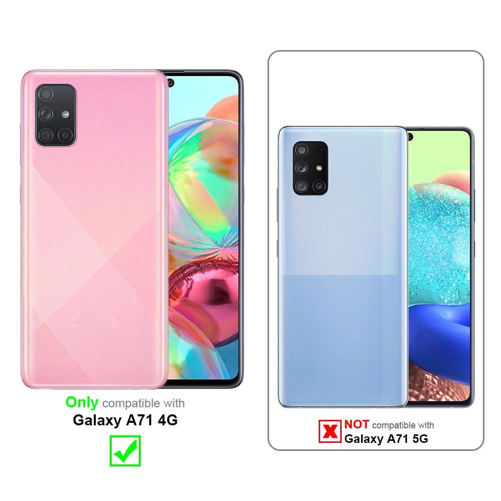 Cadorabo Hülle für Samsung Galaxy A71 4G TPU Silikon mit Ring Liquid