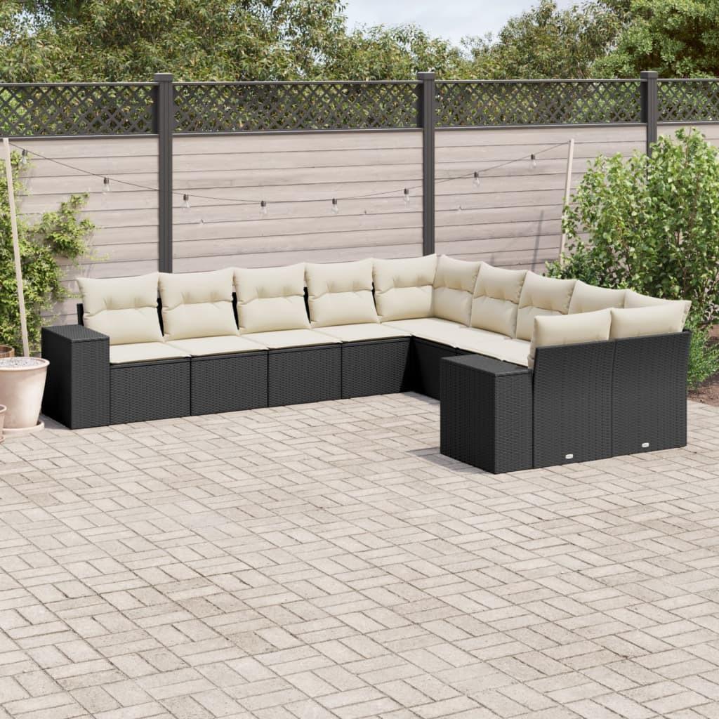 VidaXL Garten sofagarnitur poly-rattan