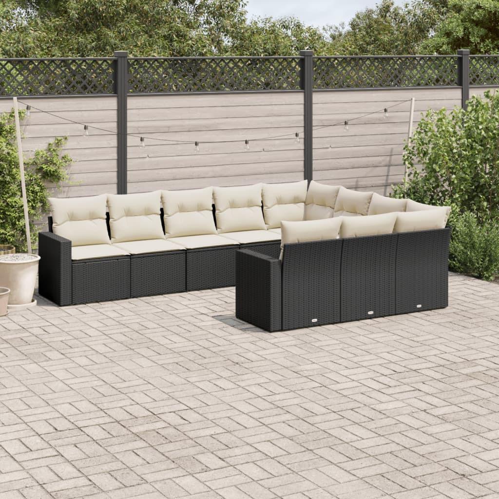 VidaXL Garten sofagarnitur poly-rattan