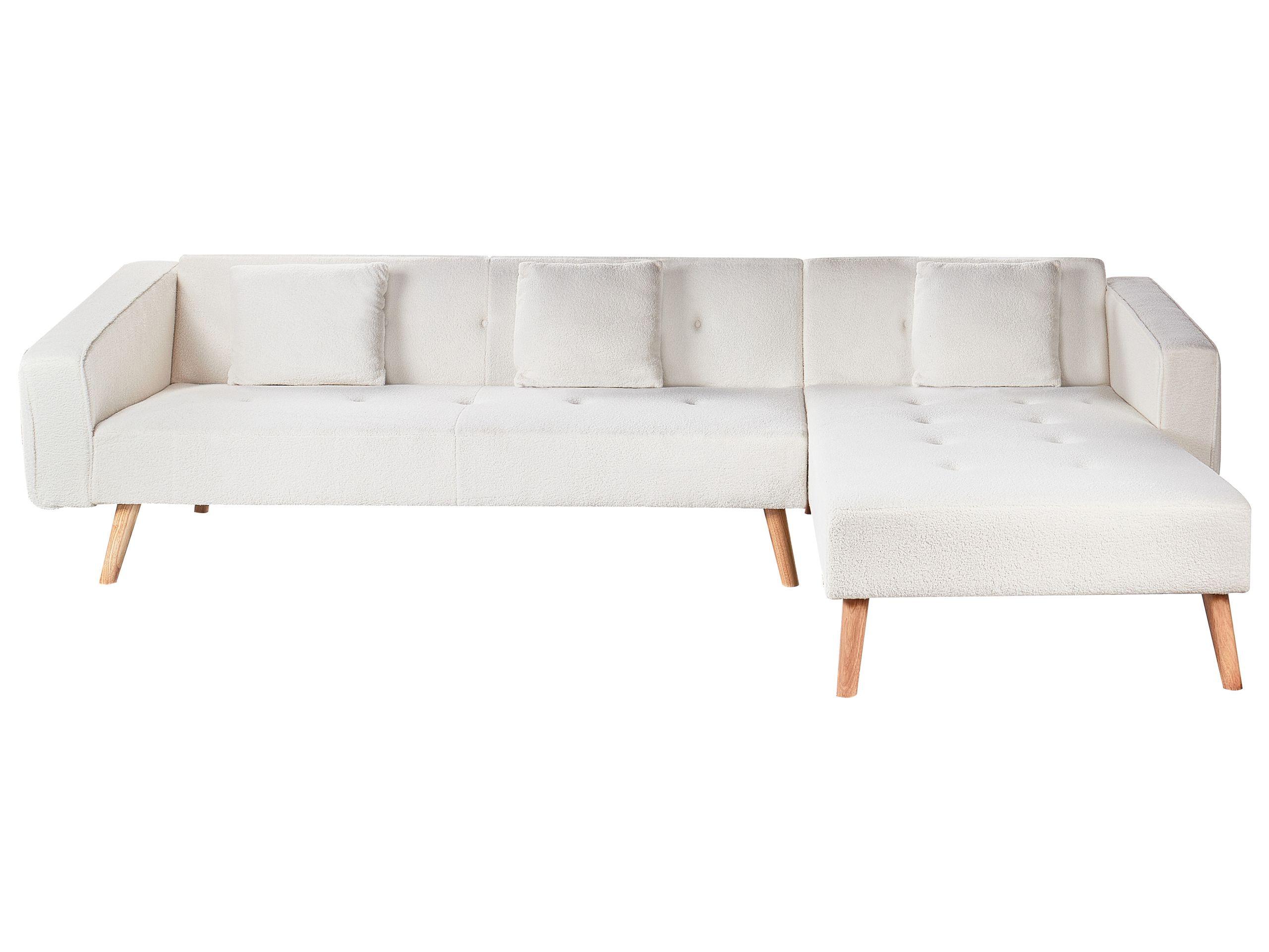 Beliani Ecksofa aus Bouclé Retro VADSO