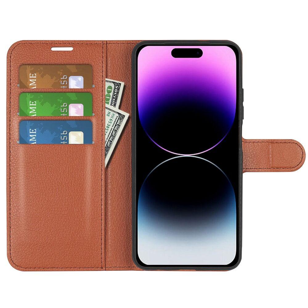 Cover-Discount iPhone 15 Pro - Leder Etui Hülle
