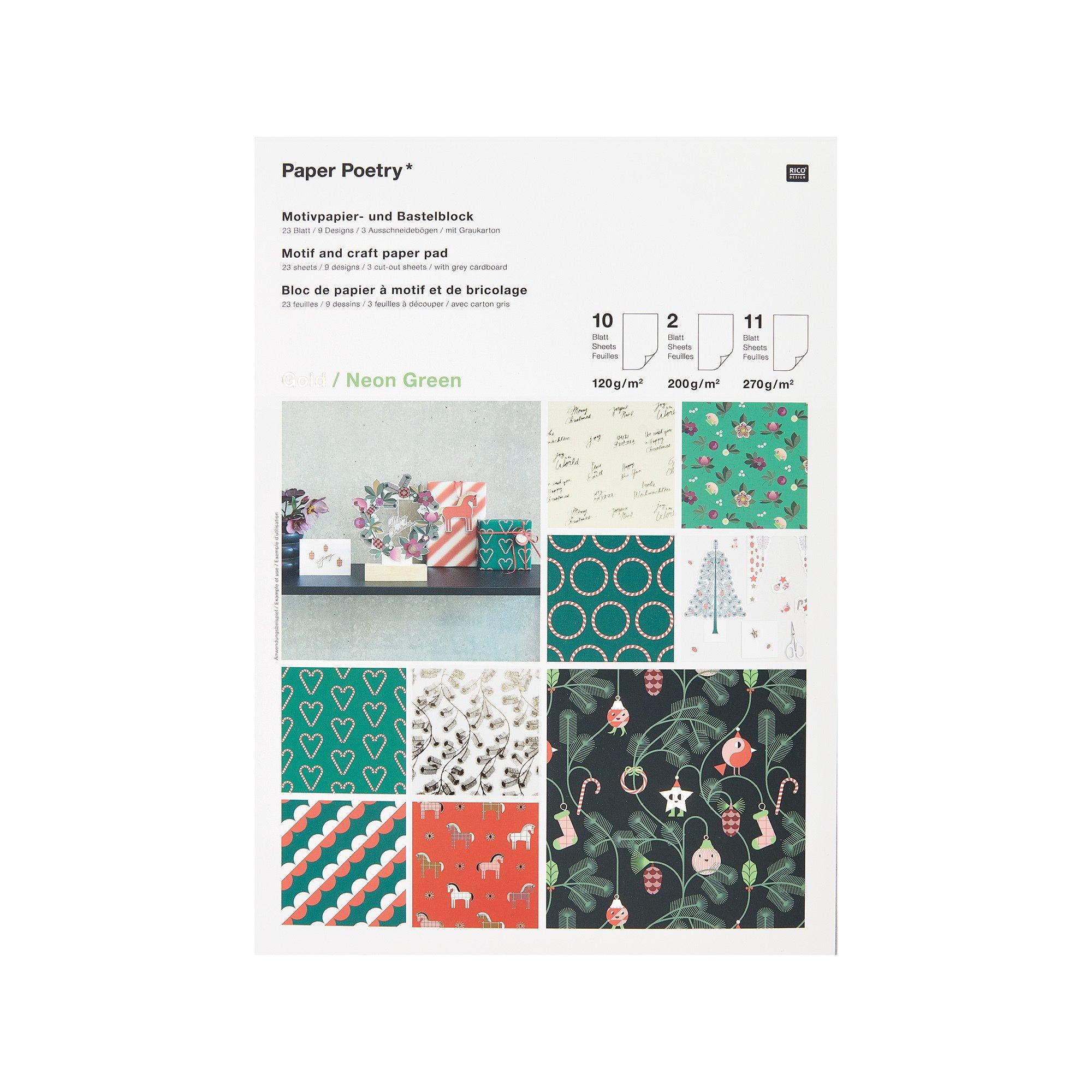 RICO-Design Motivpapier Block