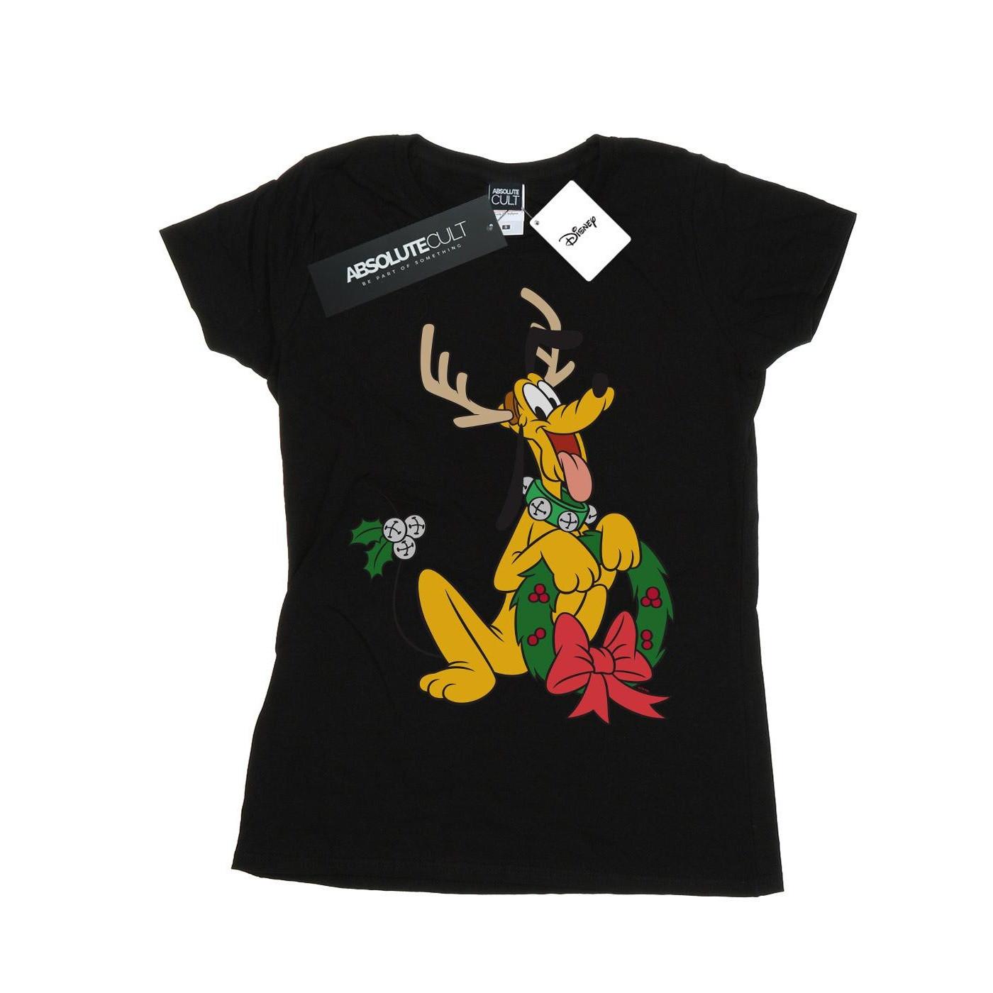 Disney Pluto Christmas Grafikdruck T-Shirt