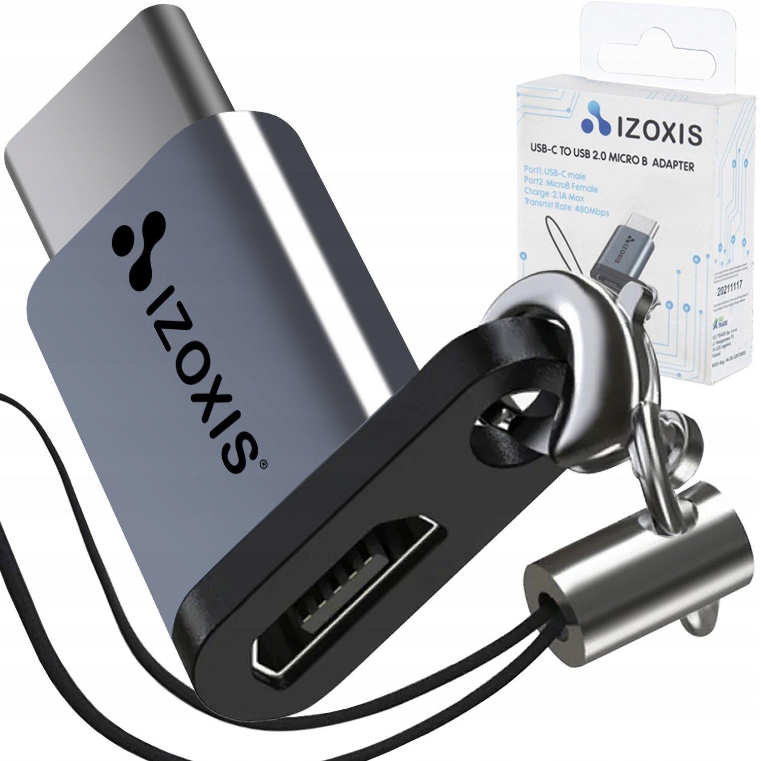 Izoxis Micro-USB 2.0-auf-USB-C-Adapter