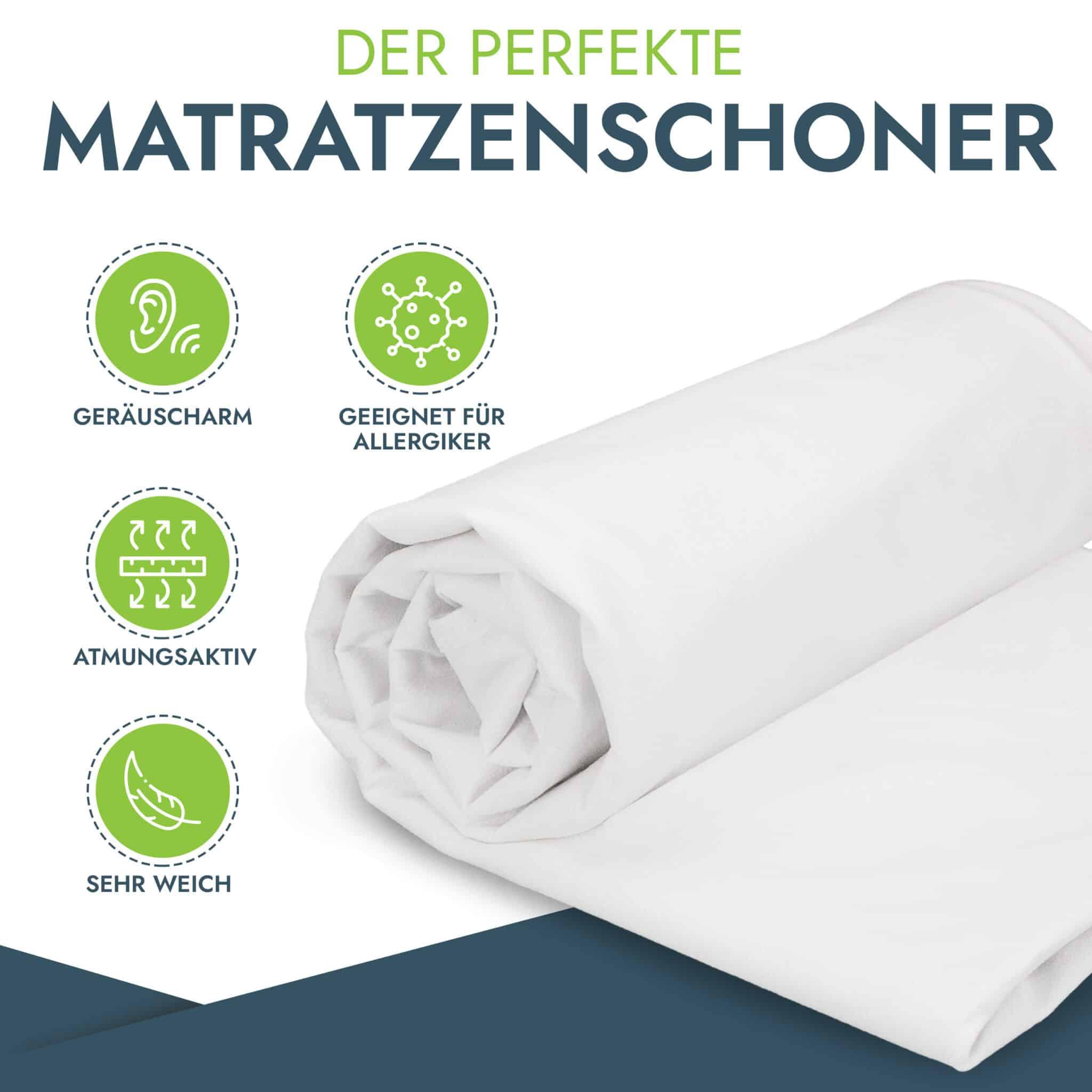 Mara Vital Matratzenschoner Matratzenschutz Matratzenauflage wasserdicht, atmungsaktiv und waschbar