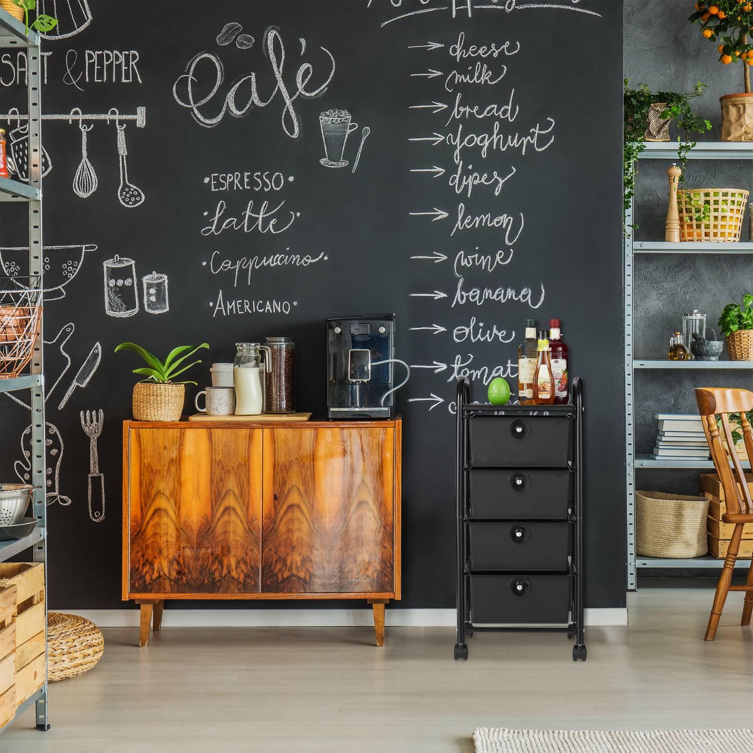 B2X Badezimmerwagen mit 4 Schubladen