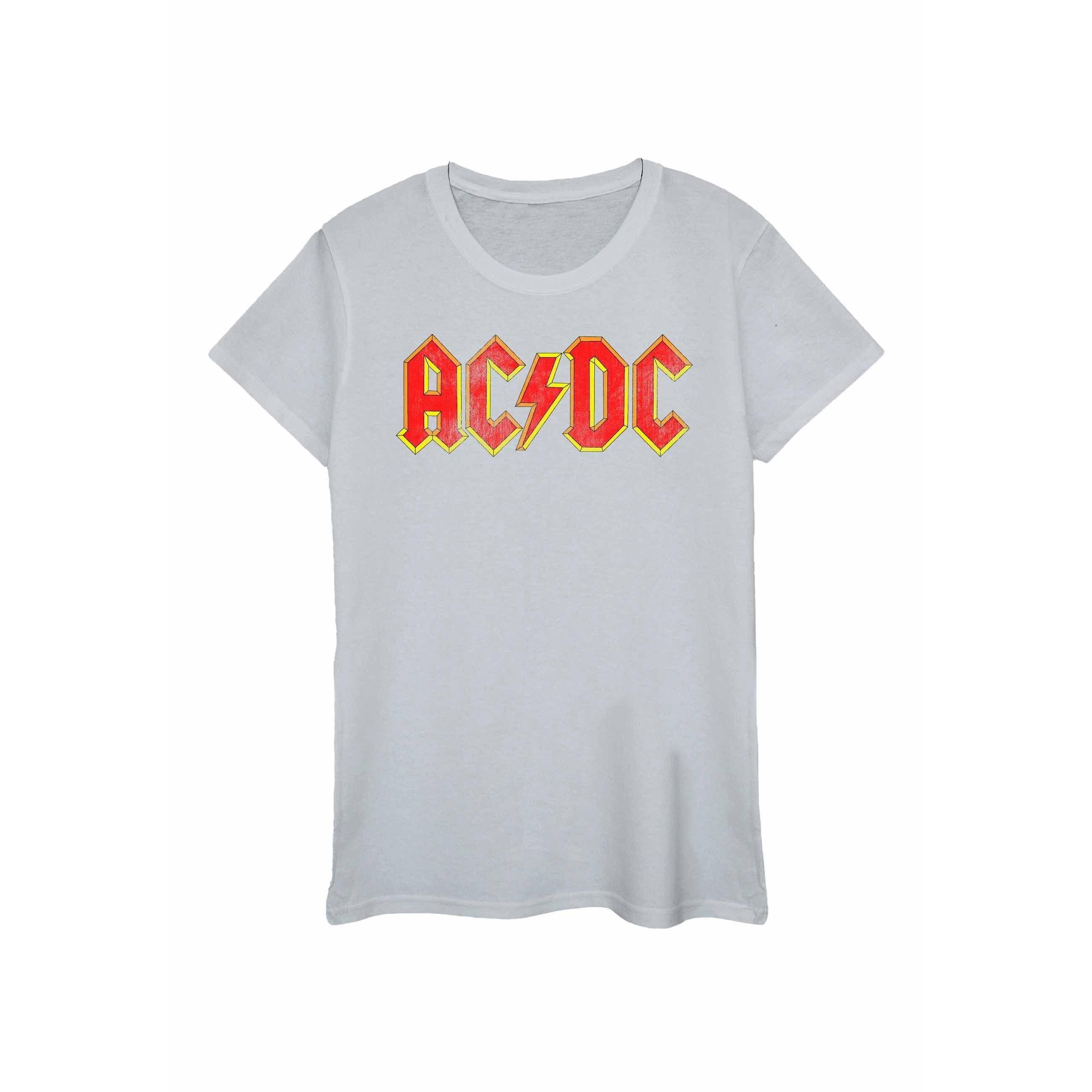 AC/DC ACDC Logo Print T-Shirt