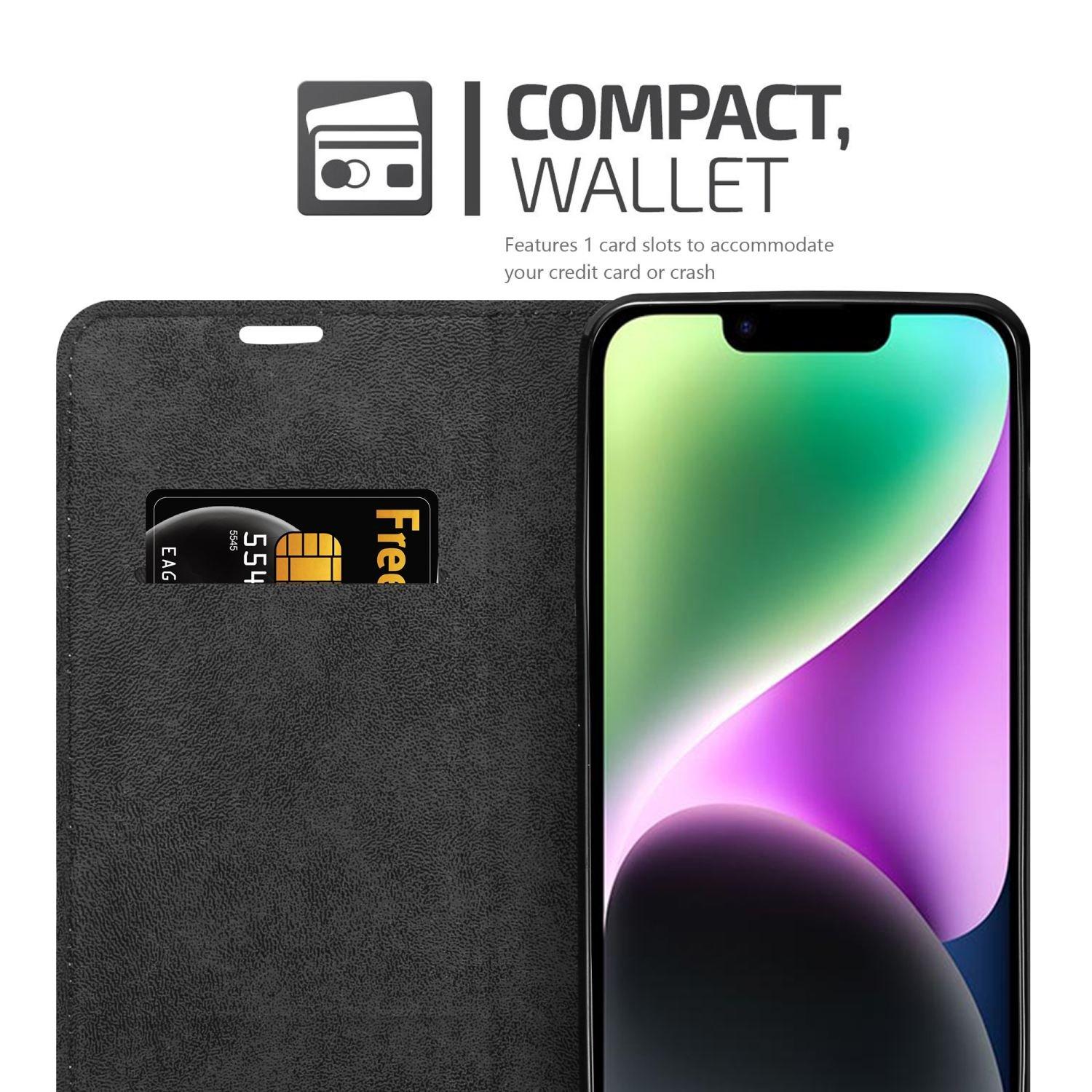 Cadorabo Hülle für Apple iPhone 14 PLUS Magnetverschluss, Kartenfach