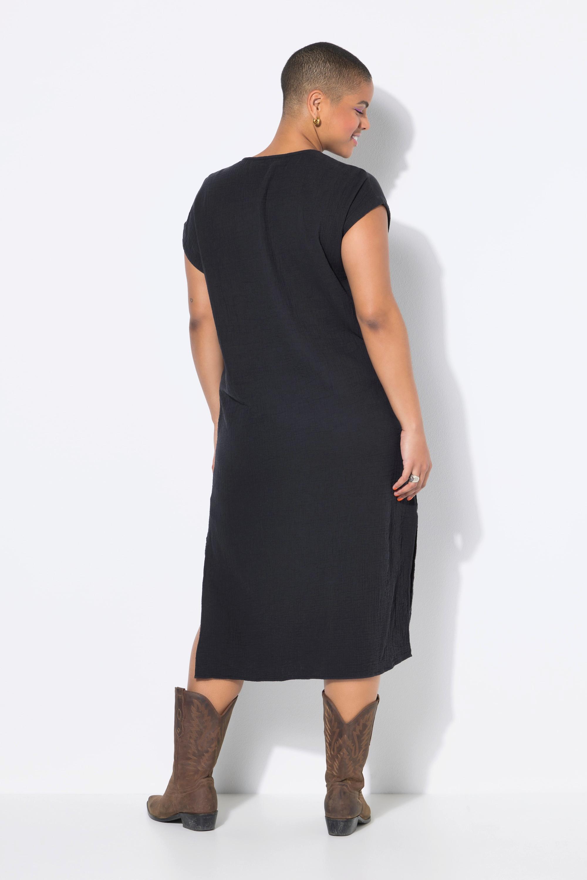 Studio Untold Midikleid Oversize Shape Musselin