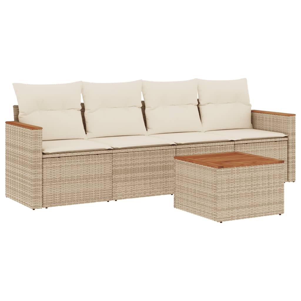 VidaXL Garten sofagarnitur poly-rattan