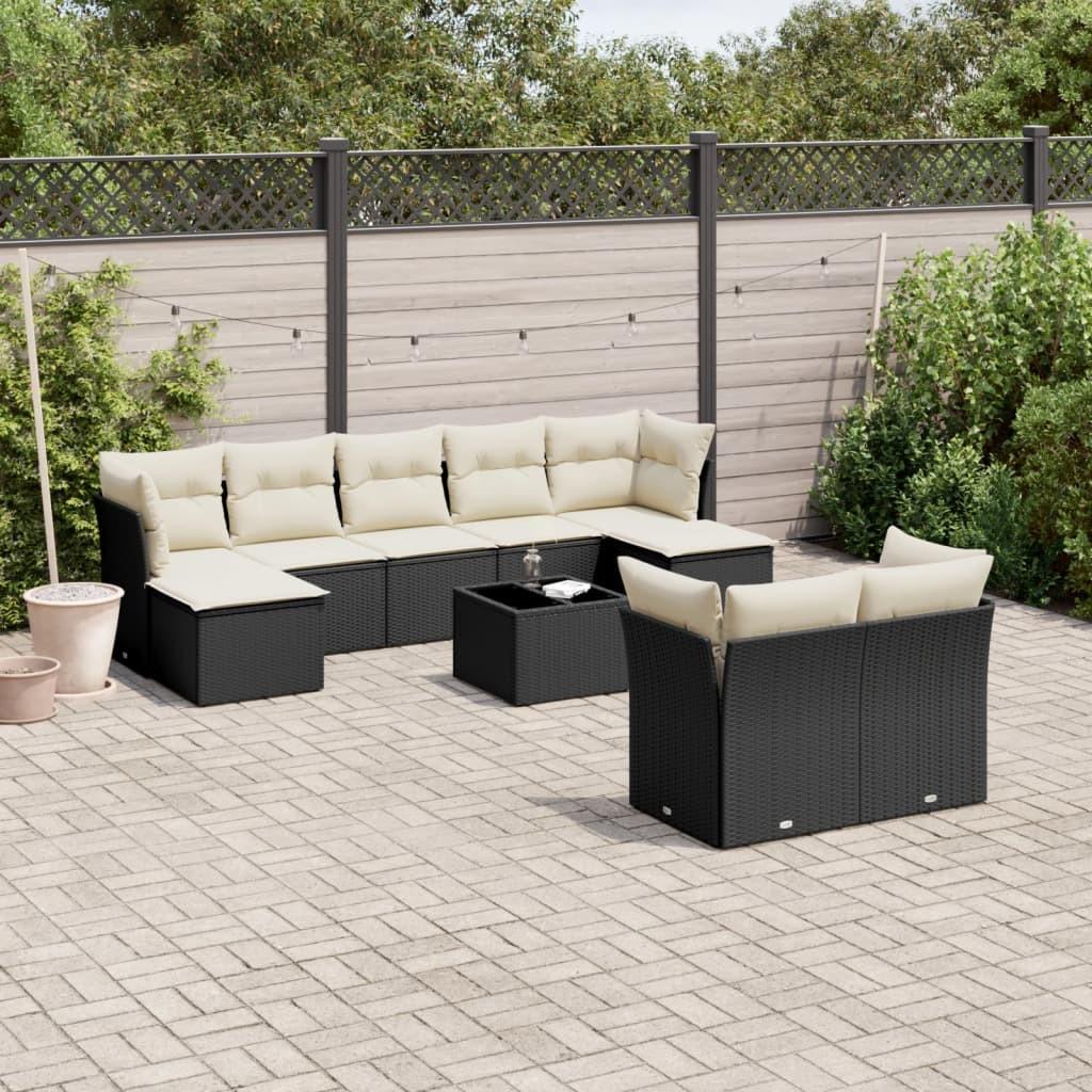 VidaXL Garten sofagarnitur poly-rattan