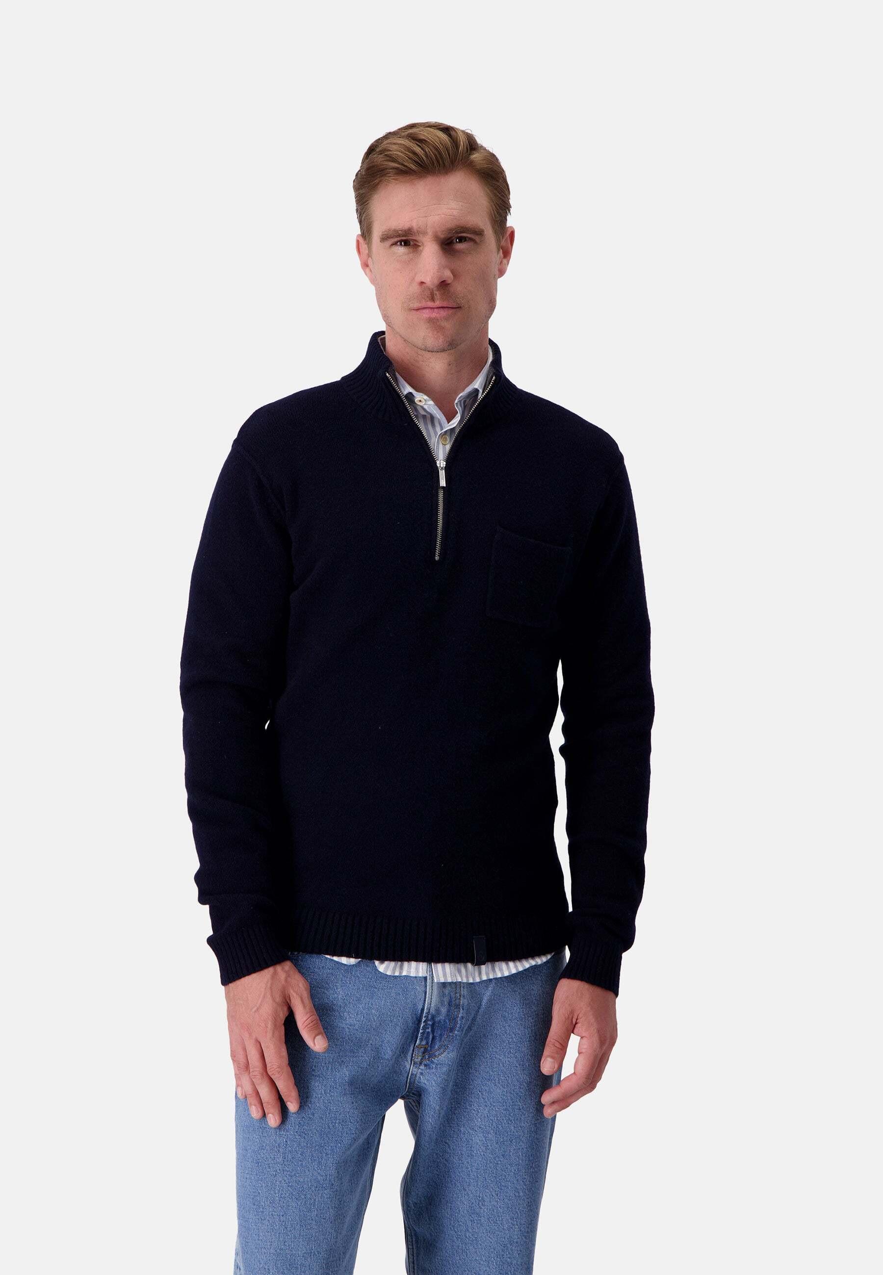 Colours & Sons Pullover Mock-Zip