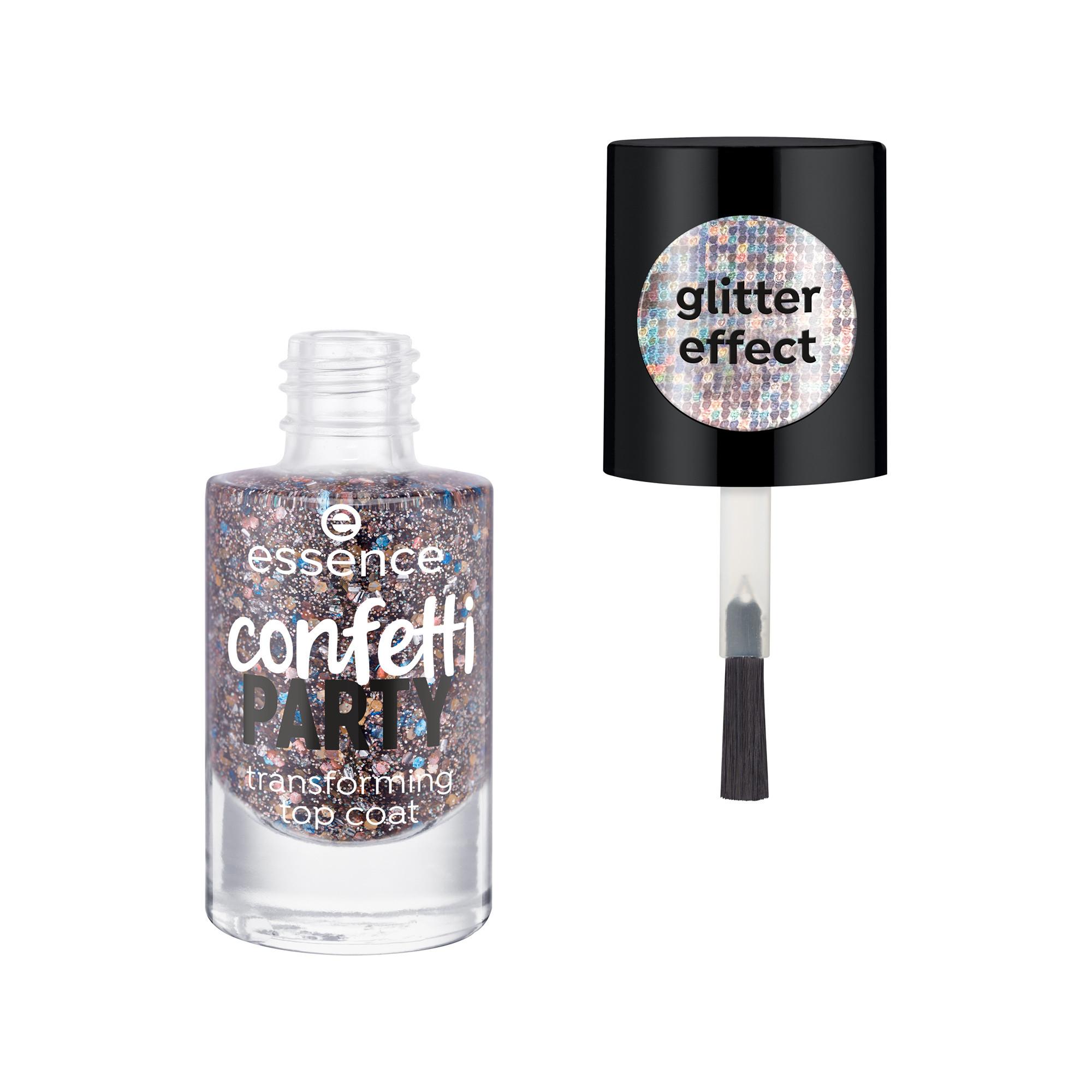 essence Confetti Party Transforming Top Coat