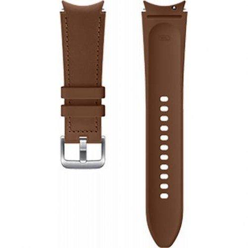 SAMSUNG Leder-Hybridarmband für Galaxy Watch 4 Classic 130 mm M/L Camel