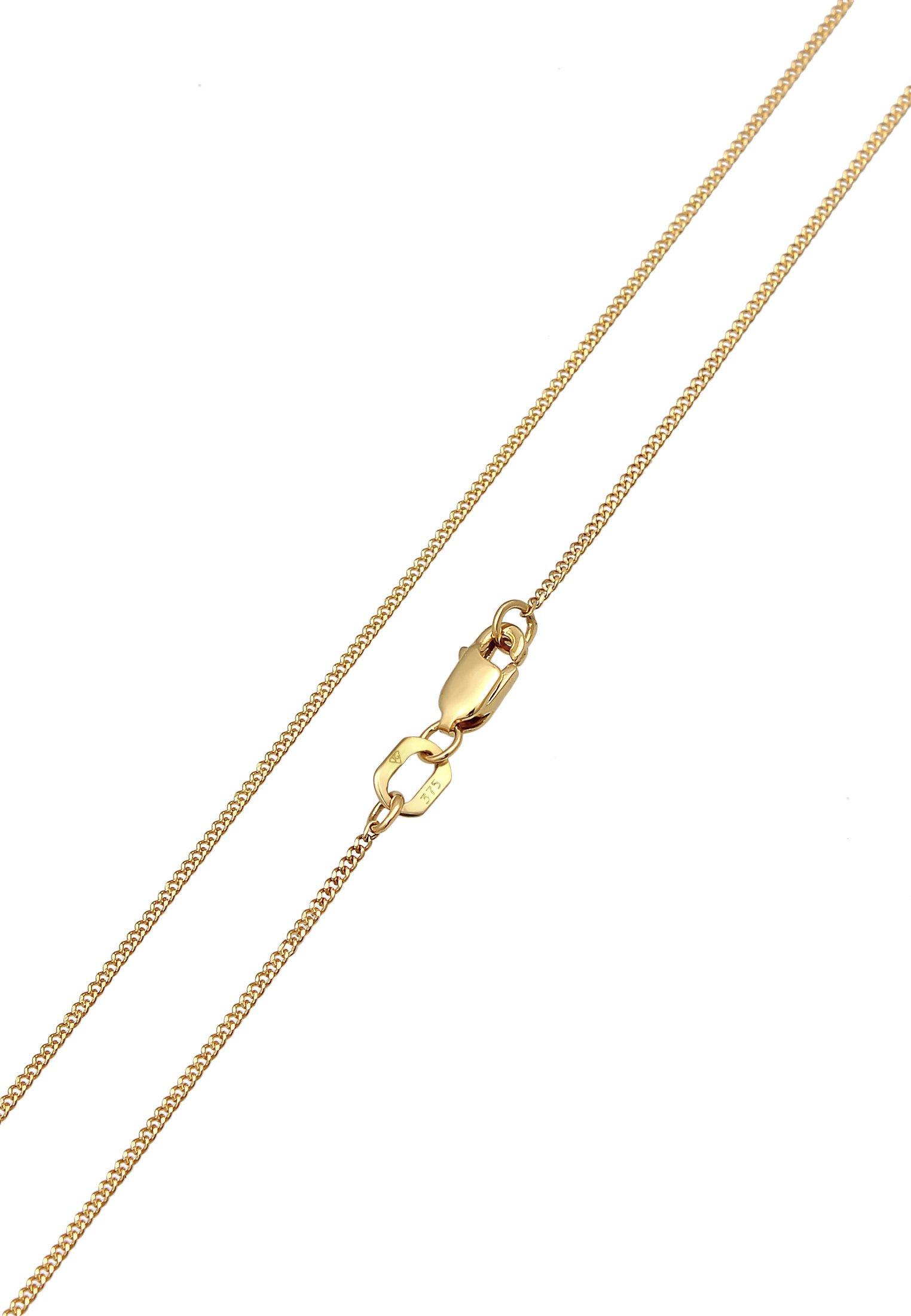 Elli Halskette V-Kette Geo Minimal 375 Gelbgold