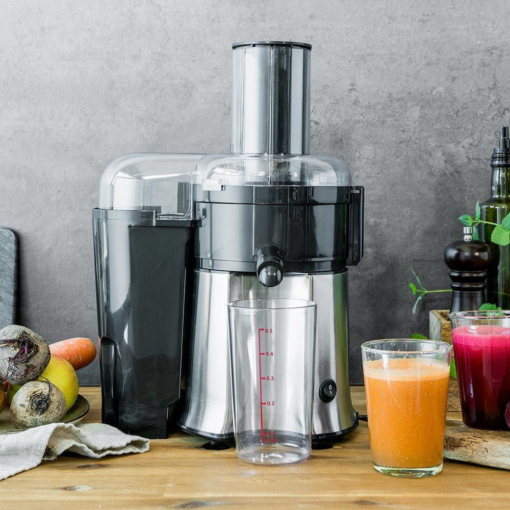 Gastroback Entsafter Vital Juicer Pro Silber Schwarz