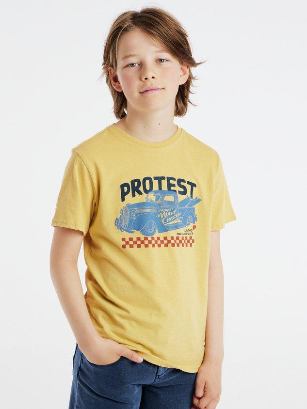 PROTEST Jungen T-shirt Prtchiel ButteYellow